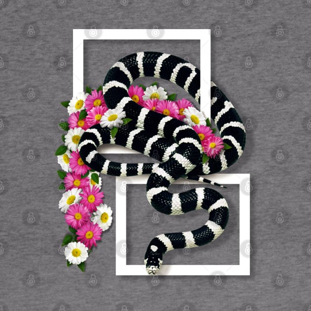 California Kingsnake Flowery - Emerald Model by Juka